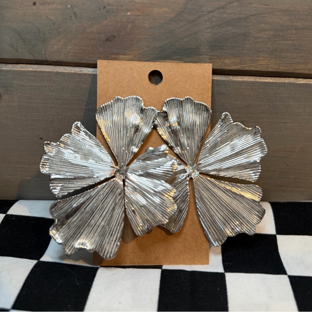 Oversized Flower Earrings